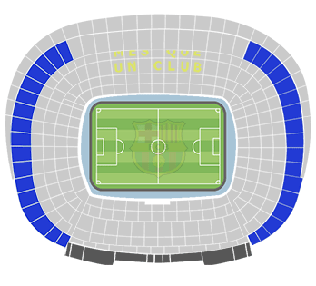 Categorías oficiales de las entradas del FC Barcelona en Camp Nou